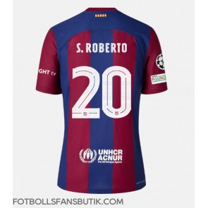 Barcelona Sergi Roberto #20 Replika Hemmatröja 2023-24 Kortärmad